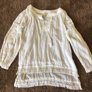 Ruby Yaya Peasant Top